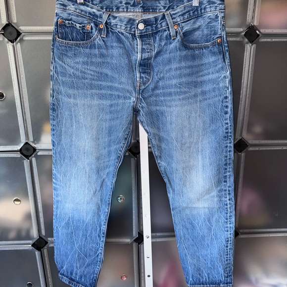 Levi’s 501 CT Medium Wash Jeans Women’s Tag Size 32 x 32 - Picture 2 of 14
